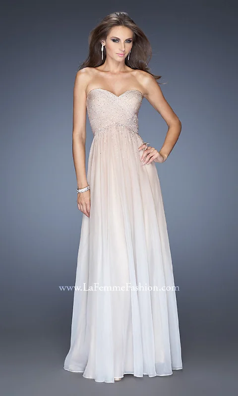 Formal Dress for WeddingsFloor Length La Femme Formal Dress