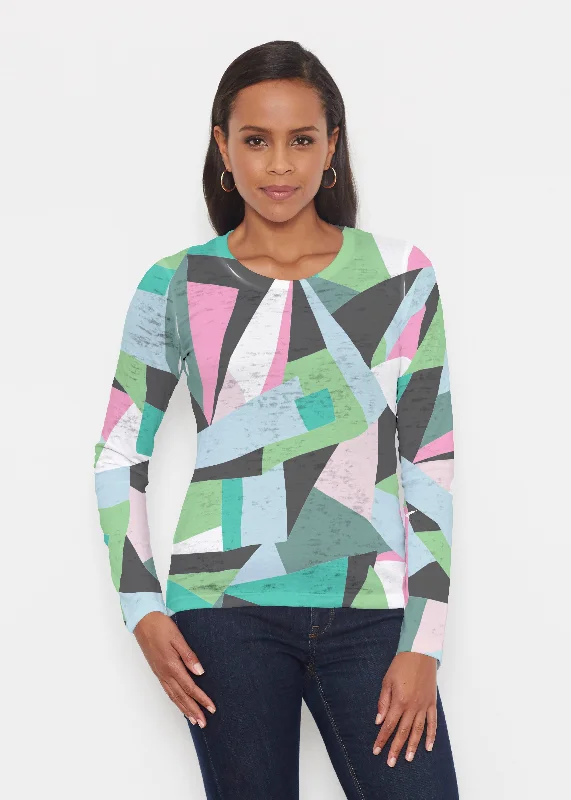 elegant women's topsGems (14314) ~ Signature Long Sleeve Crew Shirt