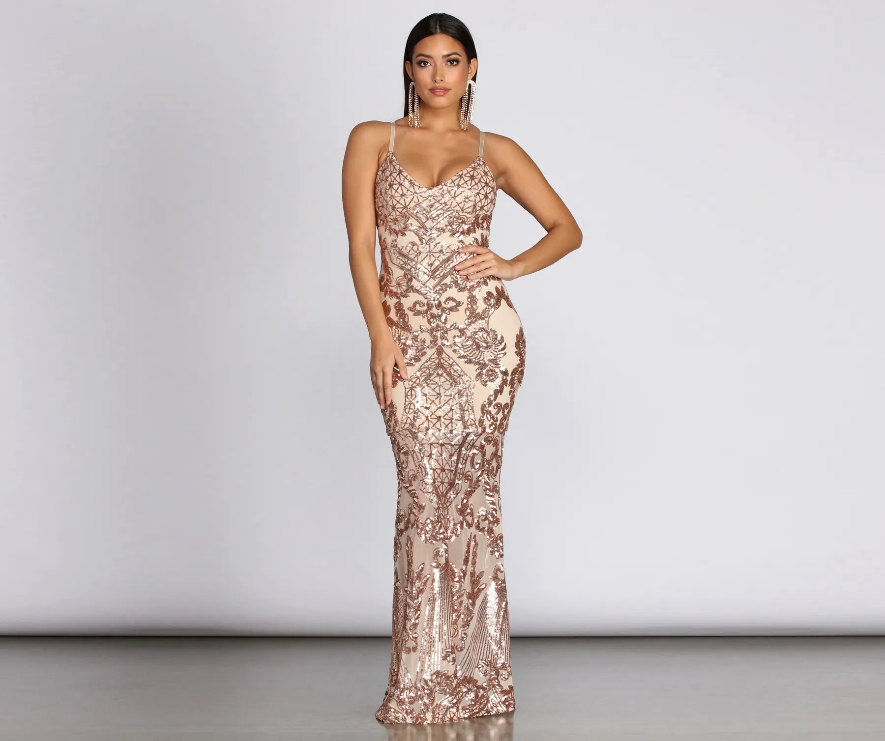 Formal Dress for Destination WeddingsLaylah Sequin Mermaid Gown