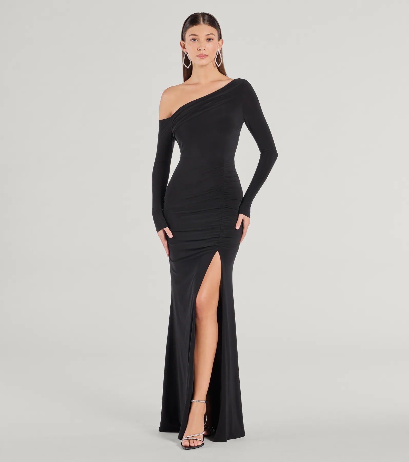 Formal Dress for Religious CeremoniesVanessa One-Shoulder Mermaid Formal Dress