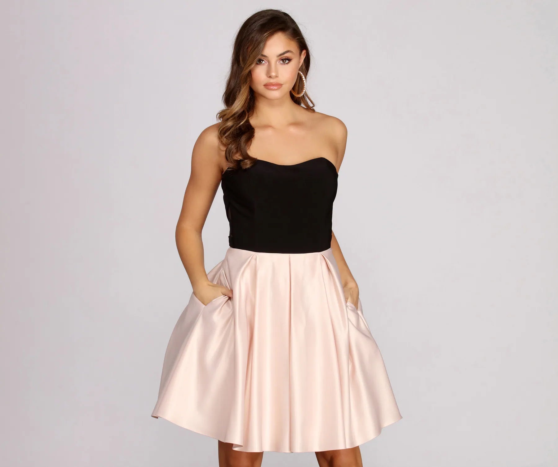 Formal Dress for GraduationsSherry Strapless Formal Dress