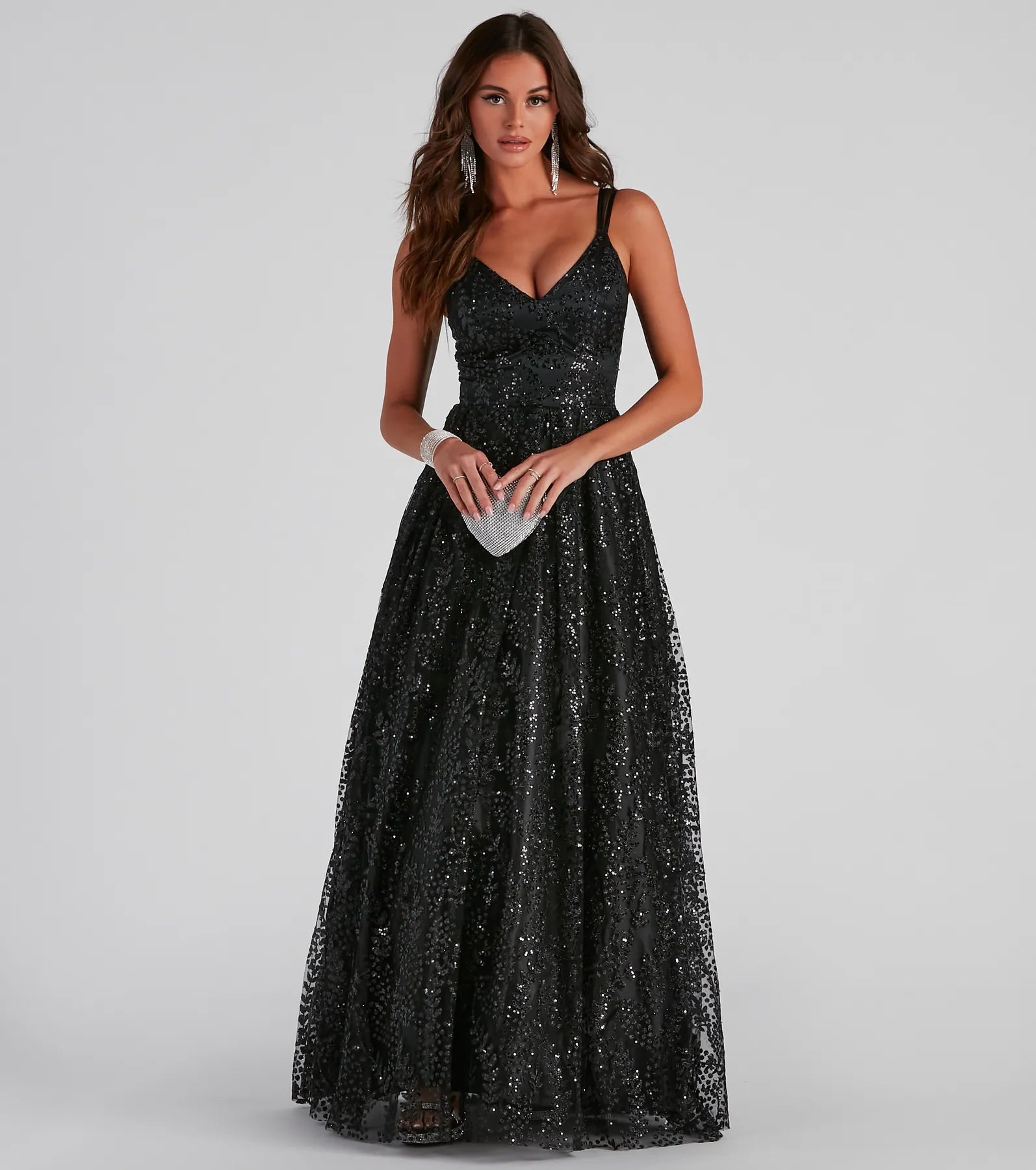 Formal Dress for ConcertsSutton Sequin And Glitter Ball Gown