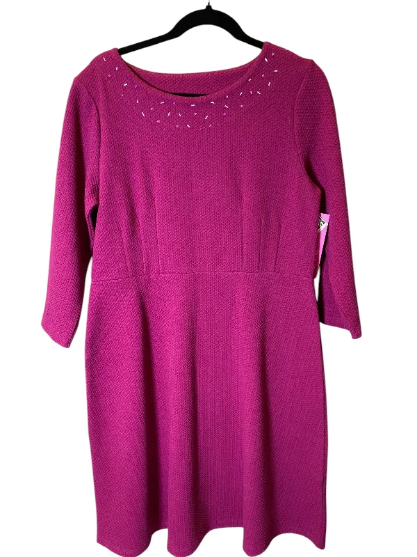 Wrap DressDress Sweater By Joules In Pink, Size: L