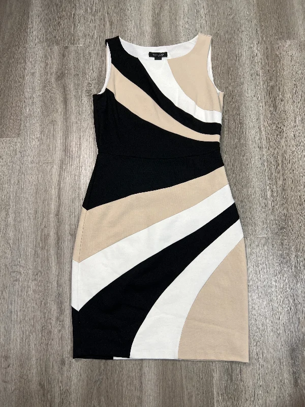 Trumpet DressDress Work By White House Black Market In Black & Cream, Size: S