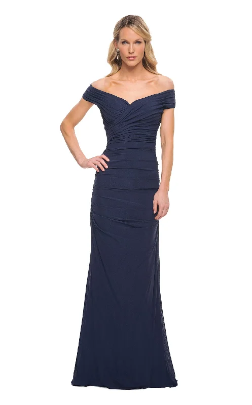 women's stretch dressesLa Femme 30363 Dress